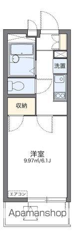 レオパレス彩(1K/4階)の間取り写真