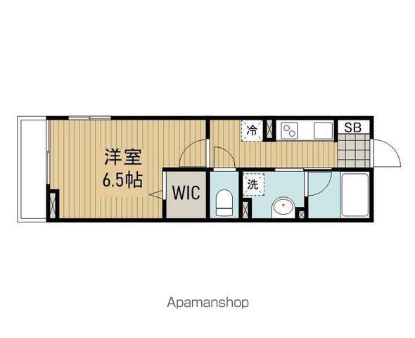 リバーシティ阿佐ヶ谷(1K/2階)の間取り写真