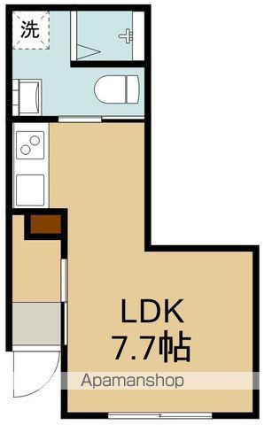 ANNE JUDE(ワンルーム/1階)の間取り写真