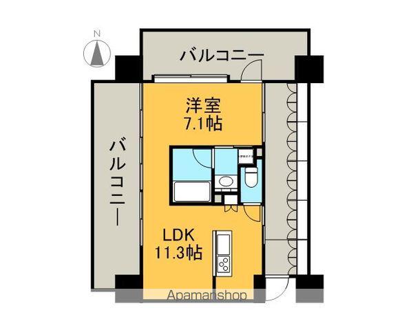 アーデン泉プレミア(1LDK/9階)の間取り写真