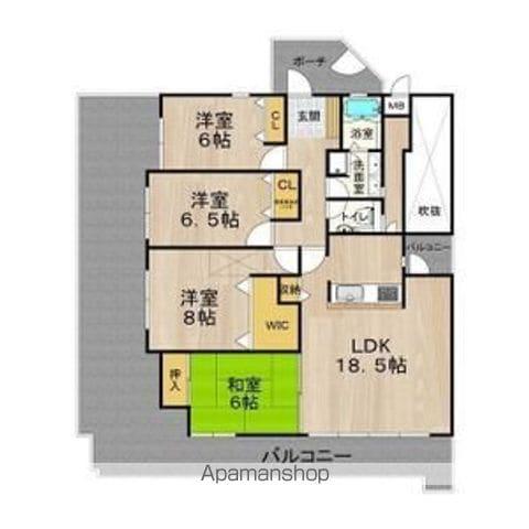 DO 鶴見(4LDK/11階)の間取り写真