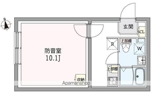CASA RASICLAS ITABASHI-OYAMA(1K/4階)の間取り写真