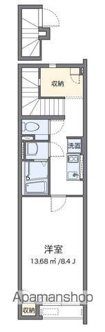 クレイノ楓(1K/2階)の間取り写真