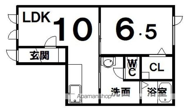 レジデンス アイ Ⅰ(1LDK/1階)の間取り写真