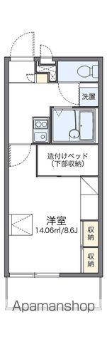 レオパレスアサクラⅤ(1K/3階)の間取り写真