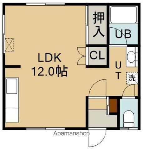 コーポルミナス(1K/3階)の間取り写真