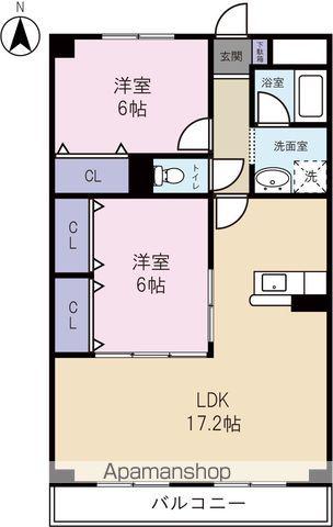サトウマンション(2LDK/2階)の間取り写真
