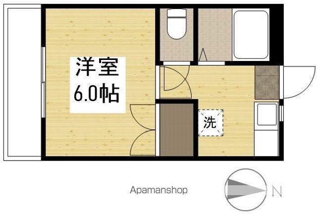 サニーヒルズ泉田Ⅰ(1K/3階)の間取り写真