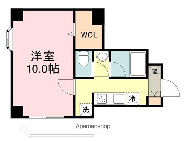 マインド祐(1K/3階)の間取り写真