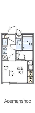 レオパレスラ メゾン三郷(1K/2階)の間取り写真