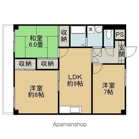 サン・ヴェール小泉(3LDK/2階)の間取り写真