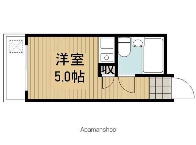 トップ阿佐谷(ワンルーム/2階)の間取り写真