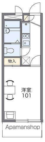 レオパレスパールアケノ第3(1K/1階)の間取り写真