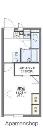 レオパレスAMBITION(1K/2階)の間取り写真