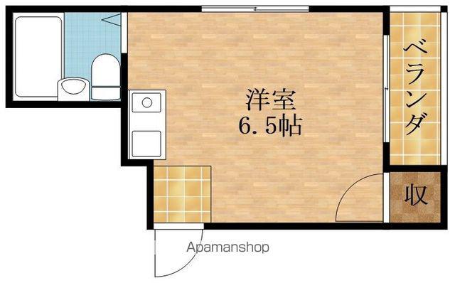 メゾングロワール(ワンルーム/4階)の間取り写真