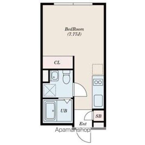 ASTILE 三軒茶屋Ⅲ(ワンルーム/2階)の間取り写真