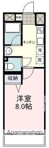 デコラージュ谷田(1K/2階)の間取り写真