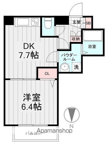 ライジングプレイス町屋 6階階 間取り