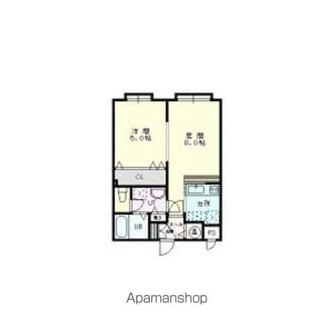 R-FREE真栄21(1LDK/2階)の間取り写真
