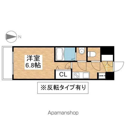 インプルーブ鶴舞(1K/10階)の間取り写真