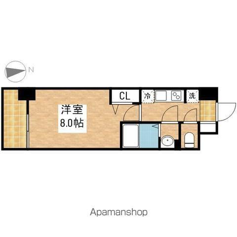 PARKBEAR大須(1K/4階)の間取り写真