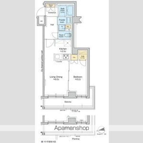 RESIDENCE KOENJI(1LDK/1階)の間取り写真