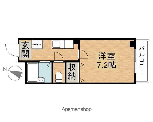 グランドヒル瀬田(1K/5階)の間取り写真