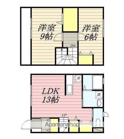 セレッソＡ棟(2LDK)の間取り写真