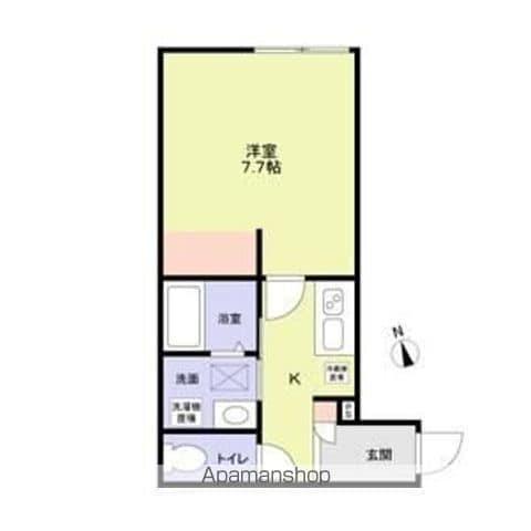 PHOS八王子(1K/3階)の間取り写真