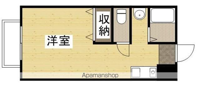 メゾン伊福町(ワンルーム/1階)の間取り写真
