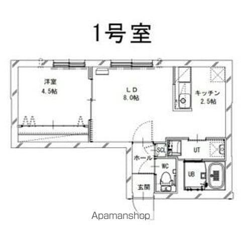 PARTIRE 裏参道(1LDK/3階)の間取り写真