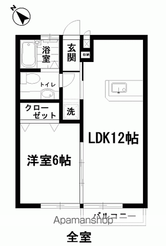レーベンプラザ(1LDK/1階)の間取り写真