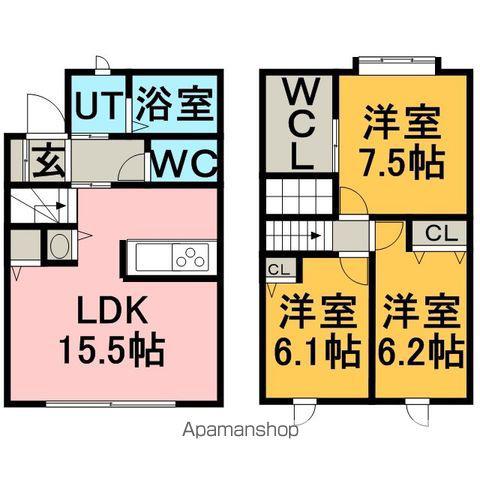 シャーメゾンフェルム(3LDK)の間取り写真