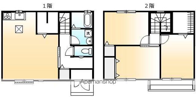 エルメゾン手城(3LDK/1階)の間取り写真