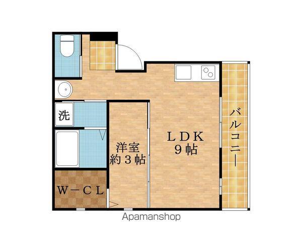 パールコートⅡ(1LDK/1階)の間取り写真