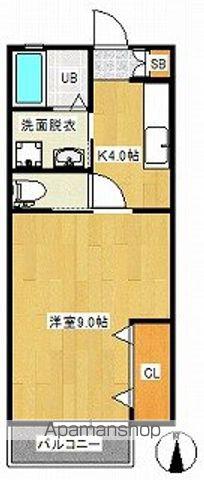 AILE(1K/1階)の間取り写真