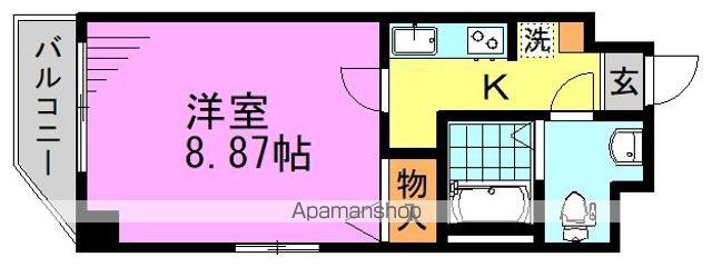 GRANPASEO高円寺南(1K/3階)の間取り写真