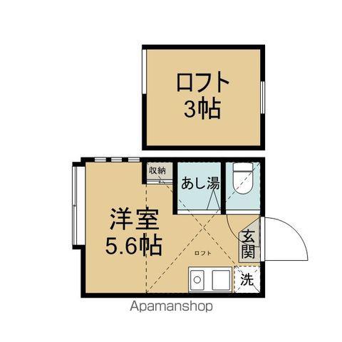 アーバンプレイス高円寺Ⅹ(ワンルーム/2階)の間取り写真