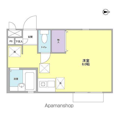 サニーヒル桜(ワンルーム/1階)の間取り写真
