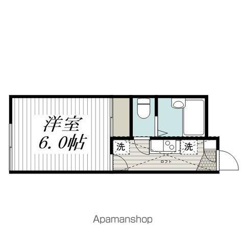 レオパレスホーホ プラッツ(1K/2階)の間取り写真