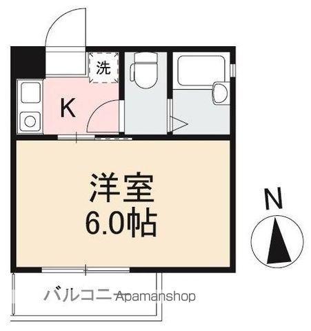アーバン扇町(1K/2階)の間取り写真