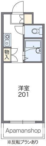 レオパレスANNEX HIYOSHI(1K/2階)の間取り写真