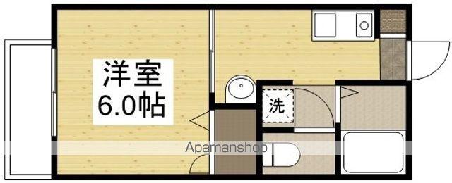 サンライズ吉備津A棟(1K/2階)の間取り写真