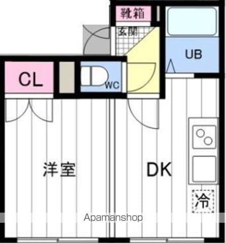 コート7条公園(1DK/2階)の間取り写真