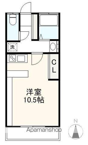 RENO-BANCHO(1K/4階)の間取り写真