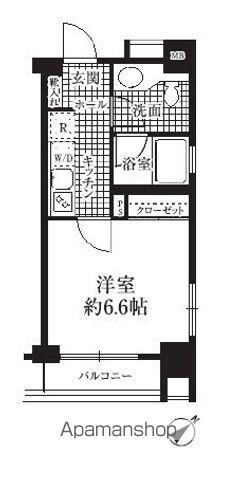 HF銀座レジデンス(1K/10階)の間取り写真