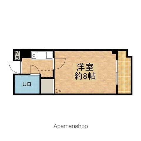 RINON脇浜(ワンルーム/5階)の間取り写真