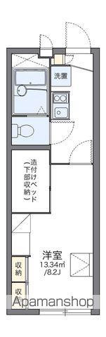 レオパレスKIRA(1K/2階)の間取り写真