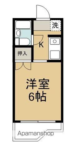 モッキンバード(ワンルーム/3階)の間取り写真