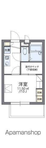 レオパレスだるま(1K/3階)の間取り写真